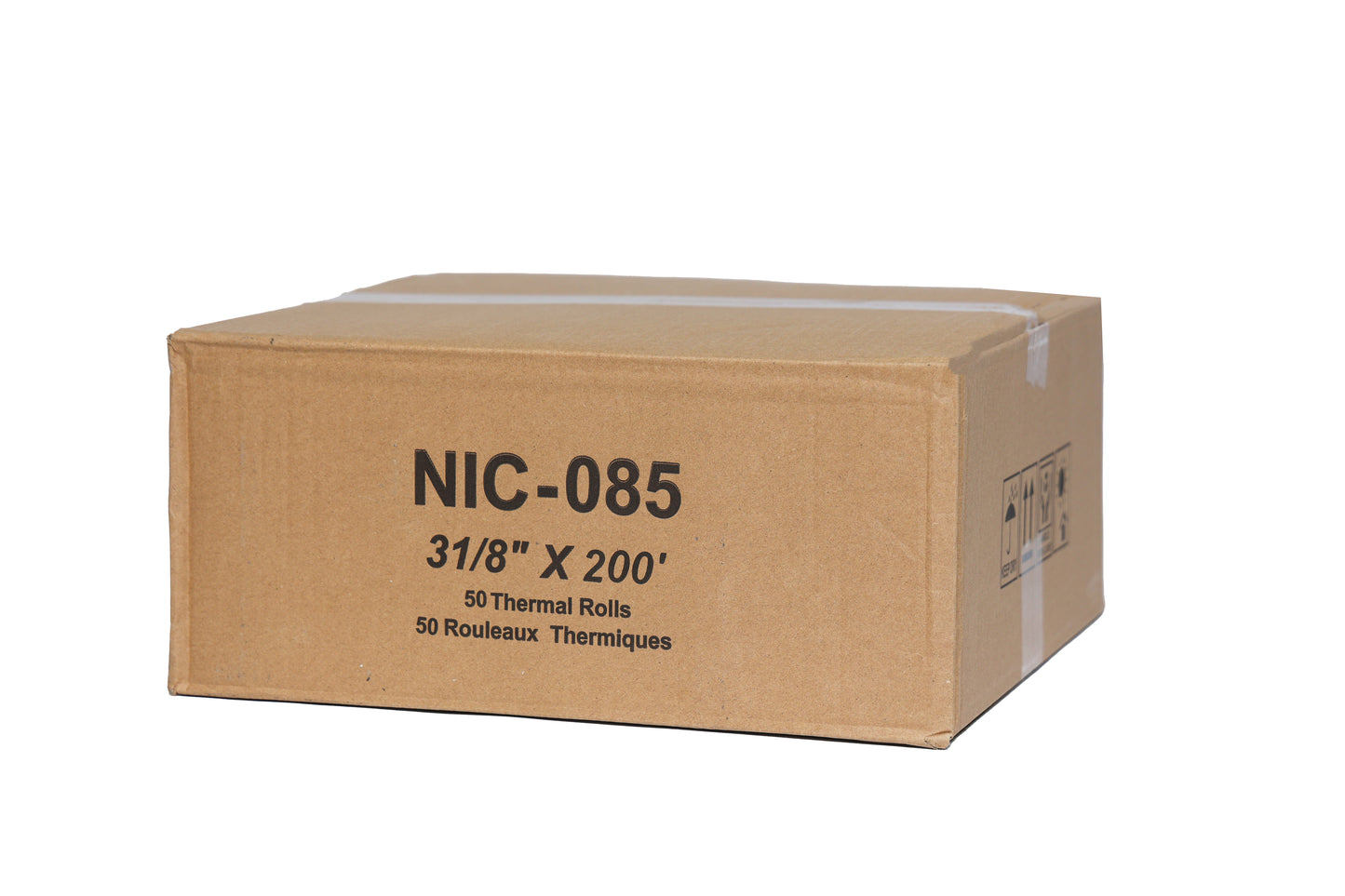 NIC-085 3 1/8" x 200' (50 Thermal Paper Rolls)