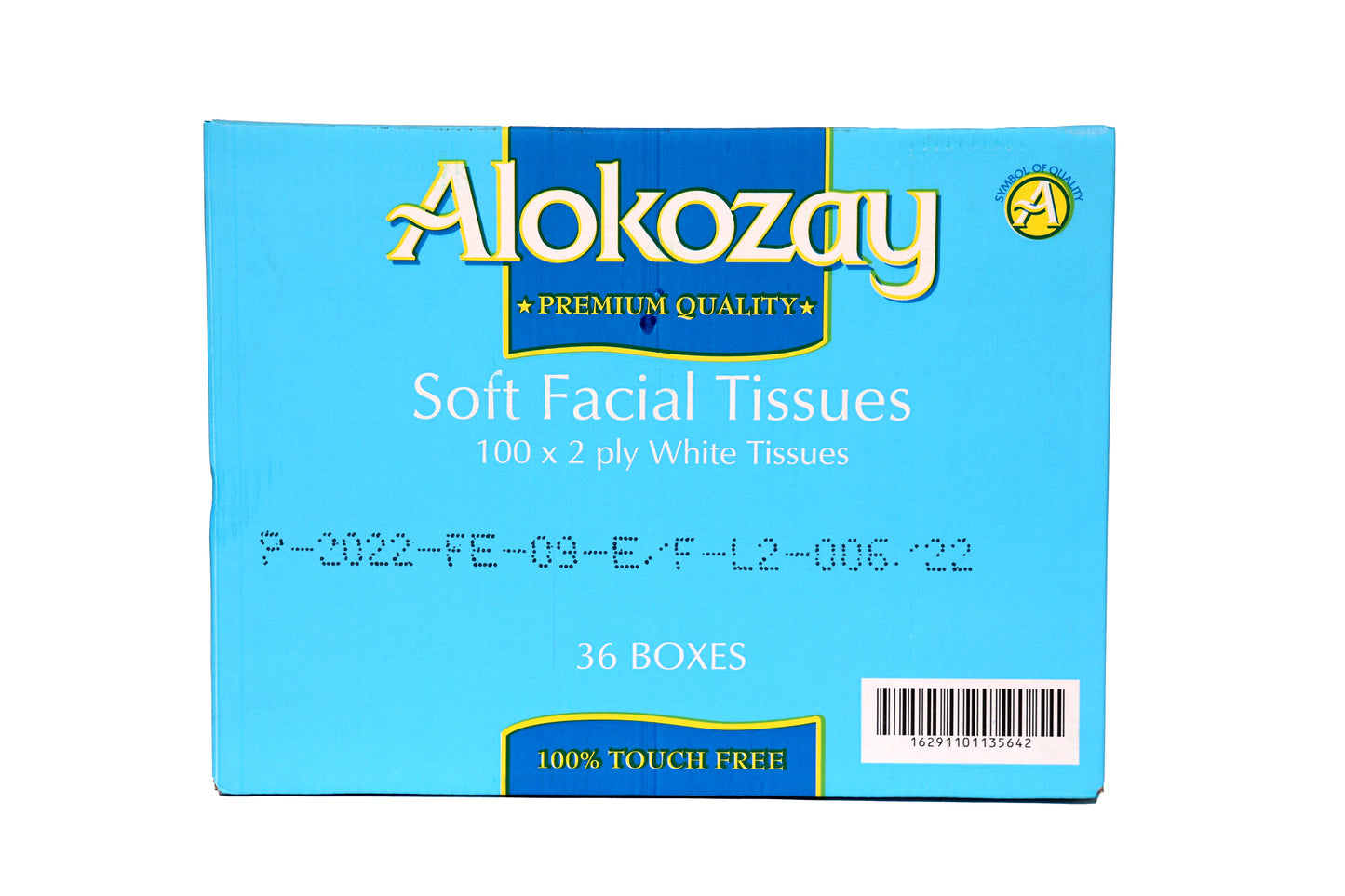 ALOKOZAY - SOFT FACIAL TISSUES 100 X 2 PLY - BOX OF 36