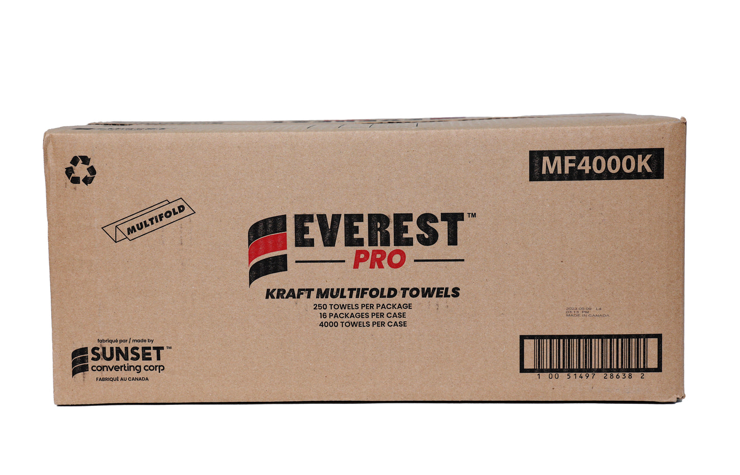 MF4000K - Everest Pro - Kraft Multifold Towels