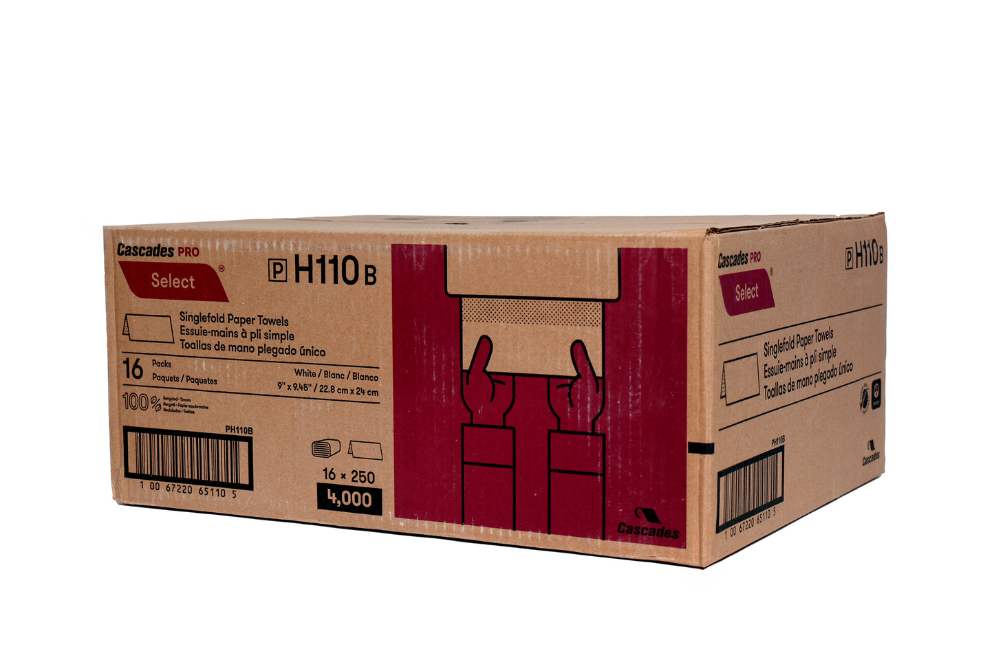 PH110B - Cascades Pro Select - Singlefold Paper Towels