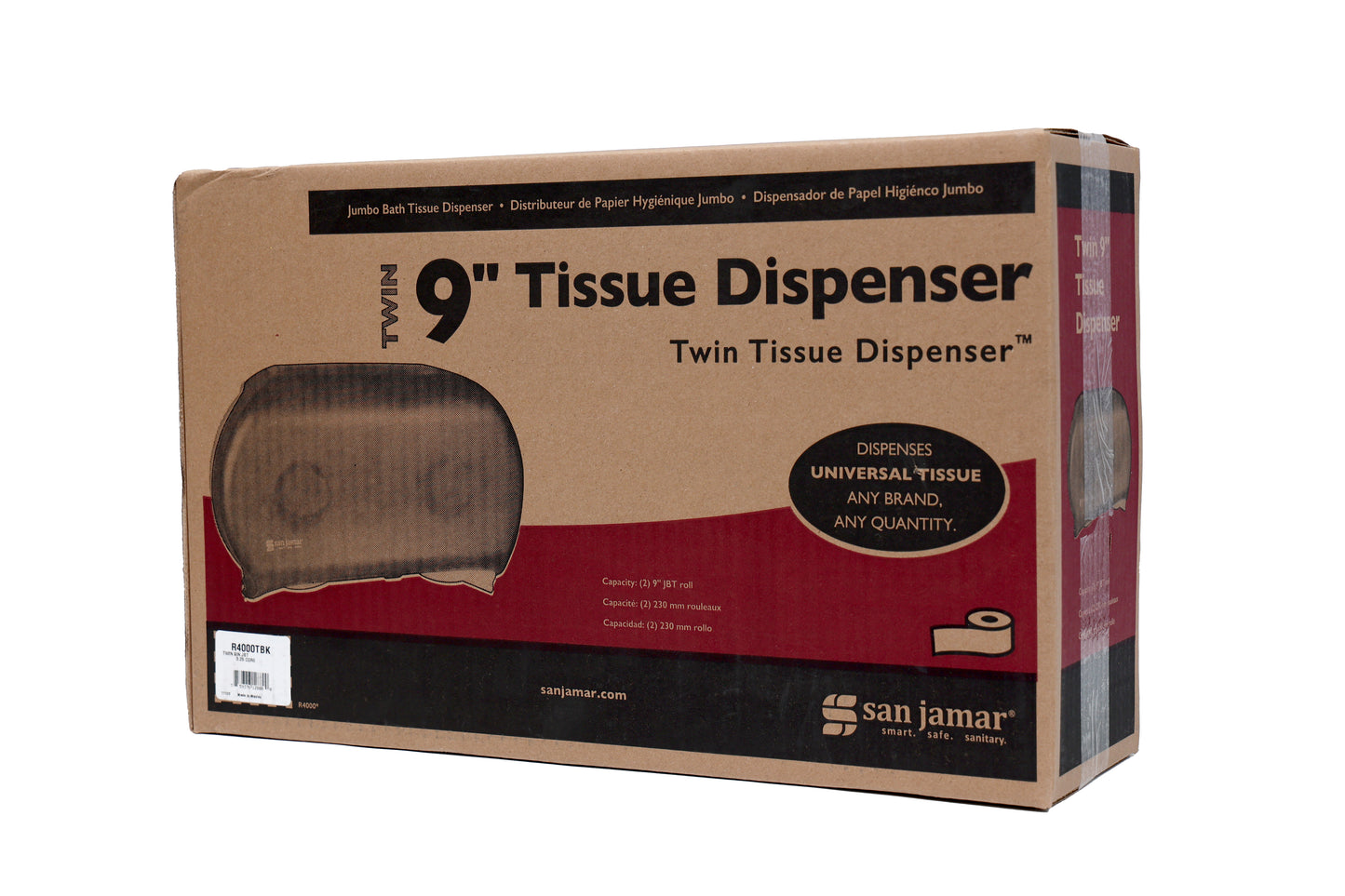 San Jamar - 9" Jumbo Bathroom Tissue Dispenser (Twin)