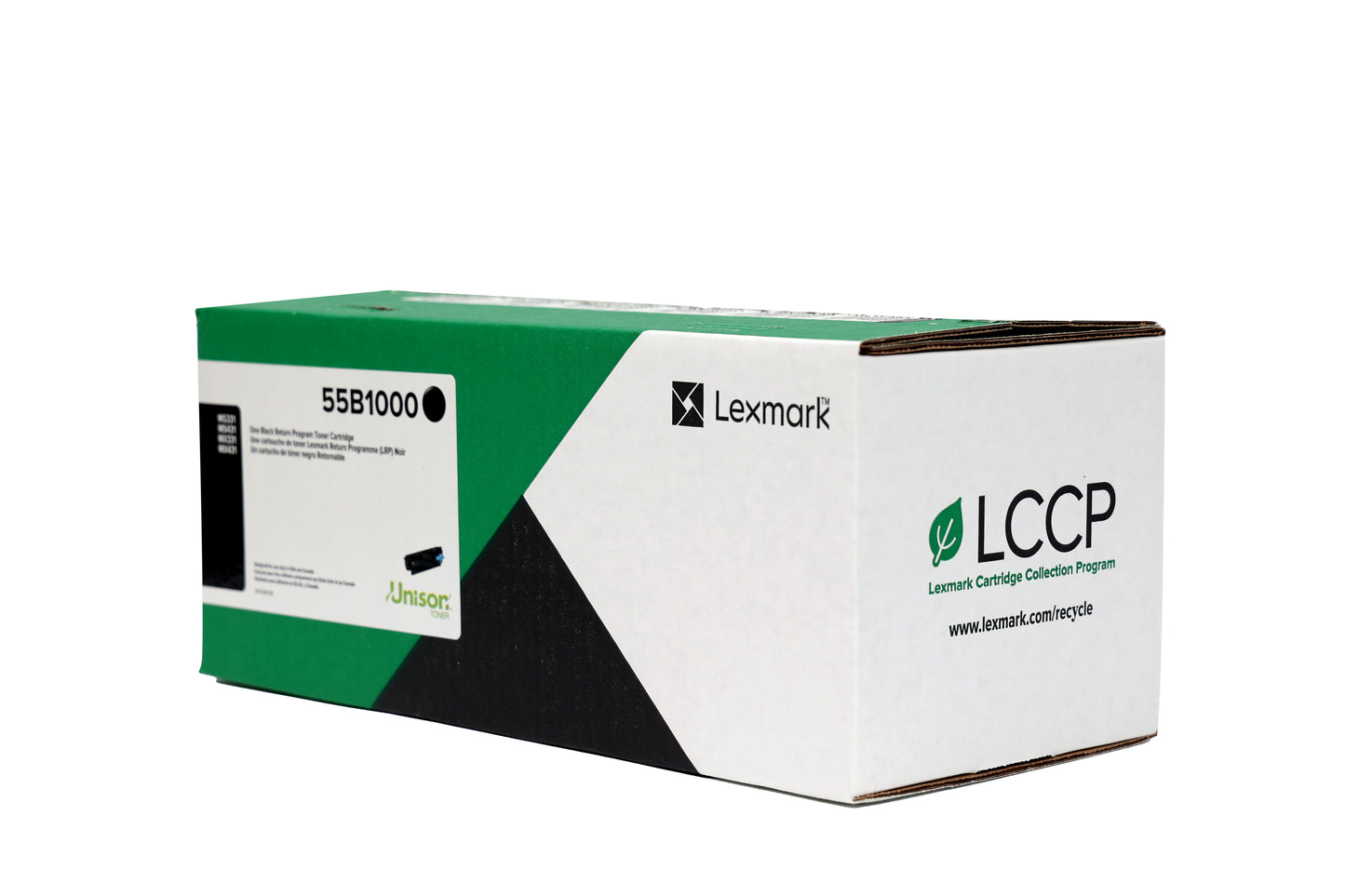 Lexmark Black Toner Cartridge (OEM) - Refurb - 55B1000