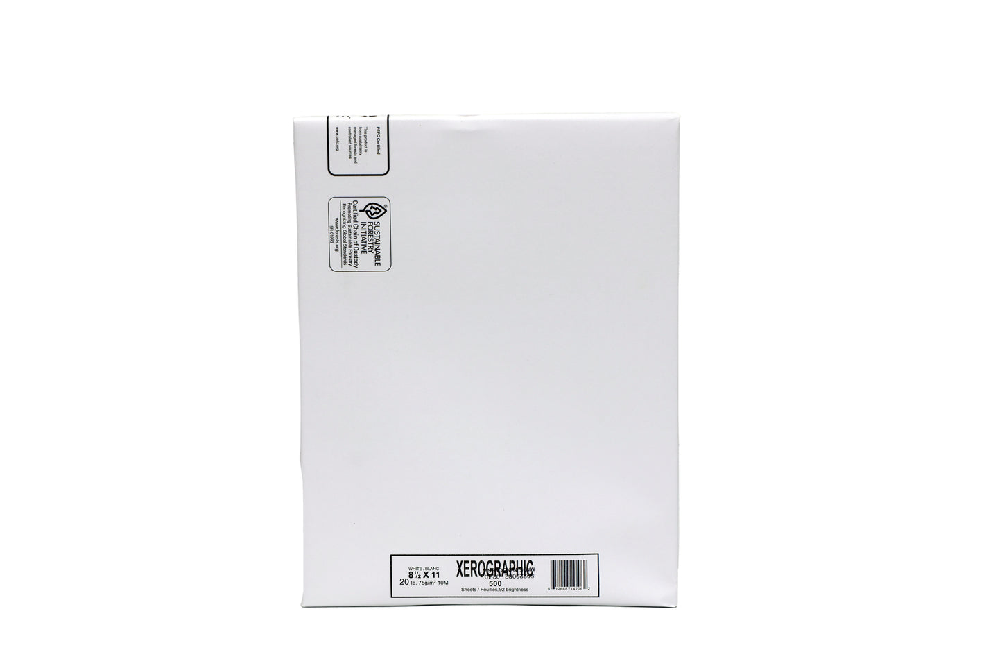 Xerographic Copy Paper, 8.5 x 11 92 Bright 500 Sheets / Ream